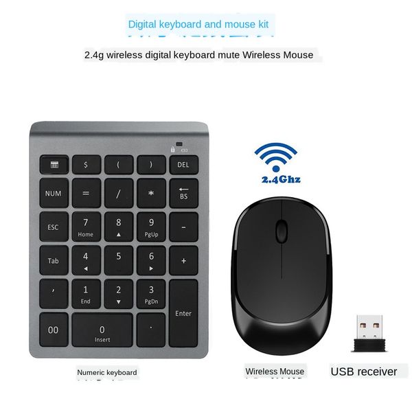 2.4g wireless digital keyboard 28-key usb wireless mute mouse office digital key
2.4g wireless digital keyboard 28-key usb wireless mute mouse office digital key