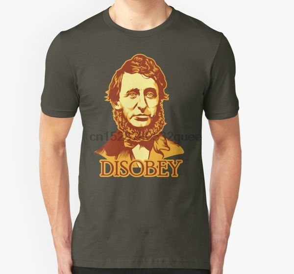fashion cool men t shirt women funny tshirt henry david thoreau disobey customized printed t shirt
fashion cool men t shirt women funny tshirt henry david thoreau disobey customized printed t shirt