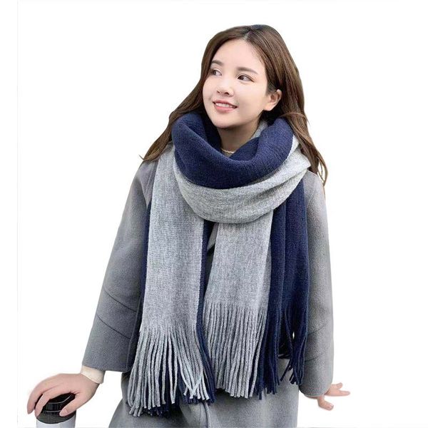 hats, scarves & gloves sets autumn and winter lovers thickened double-sided cashmere scarf shawl women wild long warm pure color tassels, Blue;gray
hats, scarves & gloves sets autumn and winter lovers thickened double-sided cashmere scarf shawl women wild long warm pure color tassels, Blue;gray