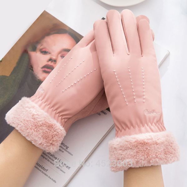 five fingers gloves women winter suede elegant full finger warm touch screen glove plus velvet thicken student outdoor mittens, Blue;gray
five fingers gloves women winter suede elegant full finger warm touch screen glove plus velvet thicken student outdoor mittens, Blue;gray