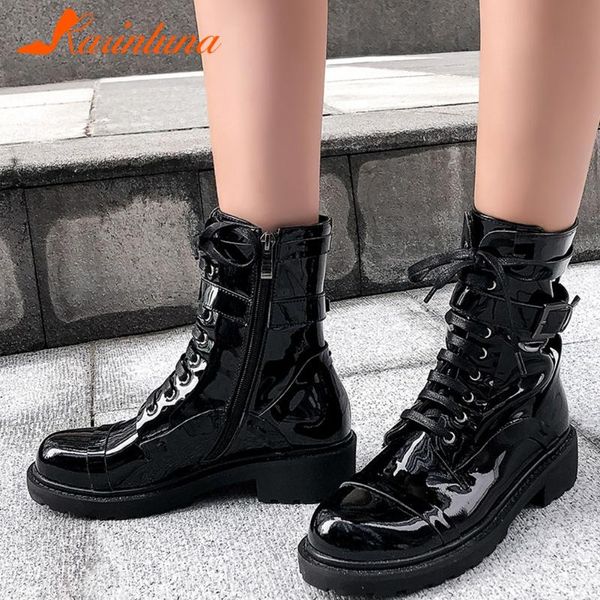 karin large size 34-42 patent buckle straps sheep skin real leather cross-tied autumn ankle female shoes, Black
karin large size 34-42 patent buckle straps sheep skin real leather cross-tied autumn ankle female shoes, Black