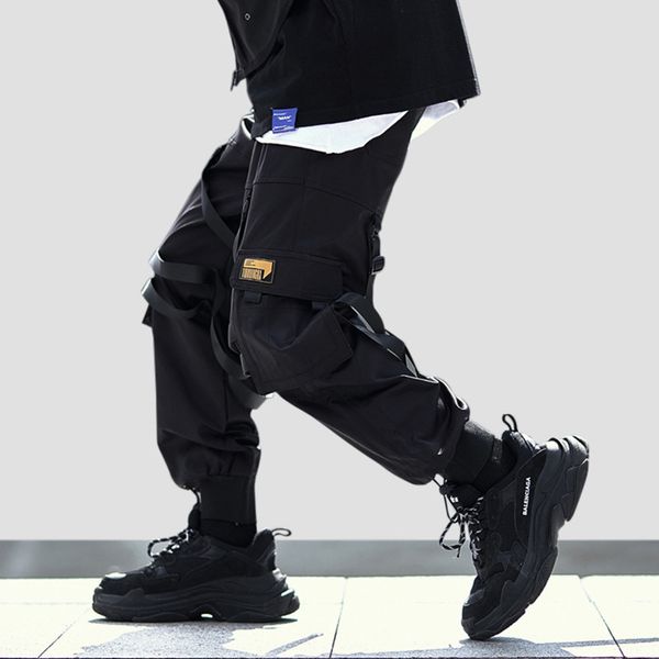 2020 streetwear cargo pants multi pocket swag ribbon harajuku hip hop black trousers joggers fashion harem baggy casual pants
2020 streetwear cargo pants multi pocket swag ribbon harajuku hip hop black trousers joggers fashion harem baggy casual pants