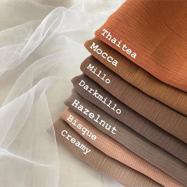scarves square hijabs solid plain cotton viscose scarf muslim eyelash lace edges foulard women shawl crumpled islamic head wraps, Blue;gray
scarves square hijabs solid plain cotton viscose scarf muslim eyelash lace edges foulard women shawl crumpled islamic head wraps, Blue;gray