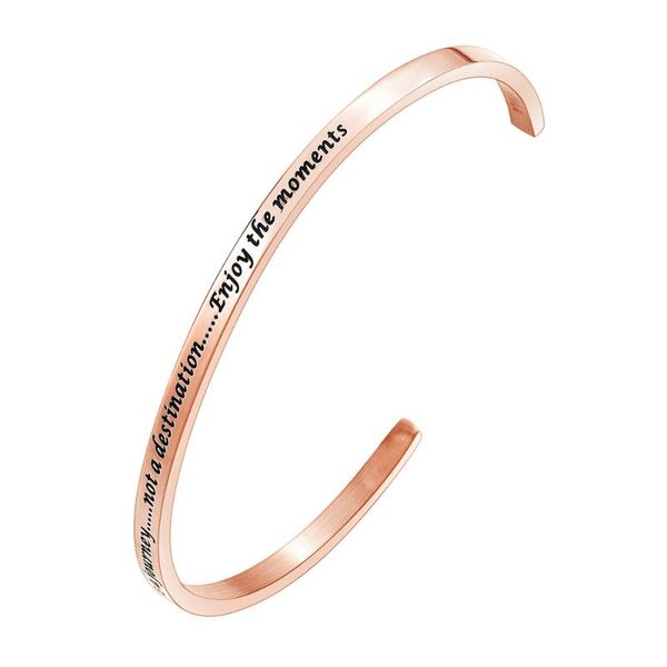 liuanan jewelry stainless steel inspirational bracelet life is a journey...not a destination...enjoy the moments, Black
liuanan jewelry stainless steel inspirational bracelet life is a journey...not a destination...enjoy the moments, Black