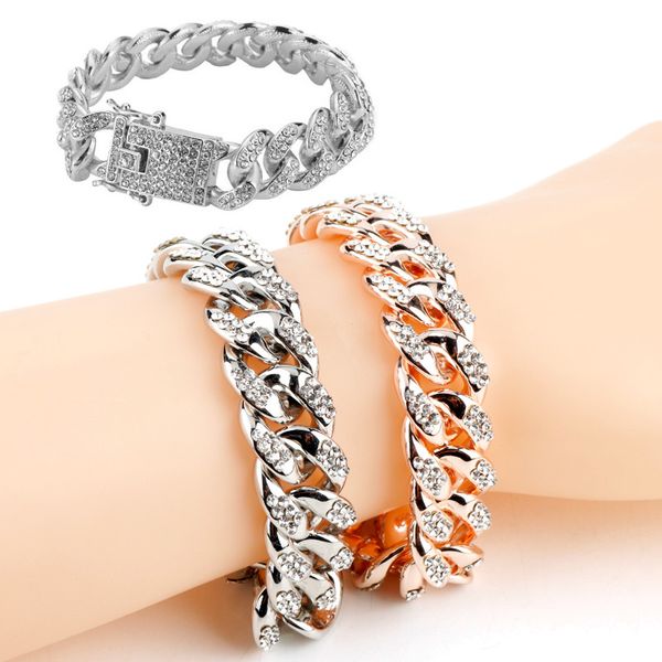 iced out блестящая cz стразы браслет мужчины роскошные ювелирные изделия ссылка цепи браслеты модный стиль boyfriend подарок, Black
iced out блестящая cz стразы браслет мужчины роскошные ювелирные изделия ссылка цепи браслеты модный стиль boyfriend подарок, Black