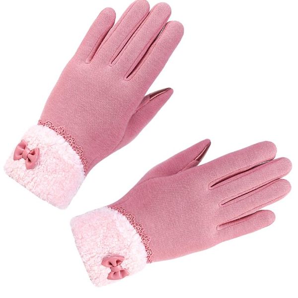womens touch screen gloves winter fashion bow ladies lace splice warm riding gloves mittens cashmere female wrist care gift, Blue;gray
womens touch screen gloves winter fashion bow ladies lace splice warm riding gloves mittens cashmere female wrist care gift, Blue;gray