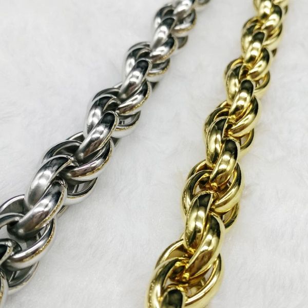 9/11mm mens womens silver color/golden over round chain necklace or bracelet polished stainless steel vintage jewelry 7-40inch
9/11mm mens womens silver color/golden over round chain necklace or bracelet polished stainless steel vintage jewelry 7-40inch
