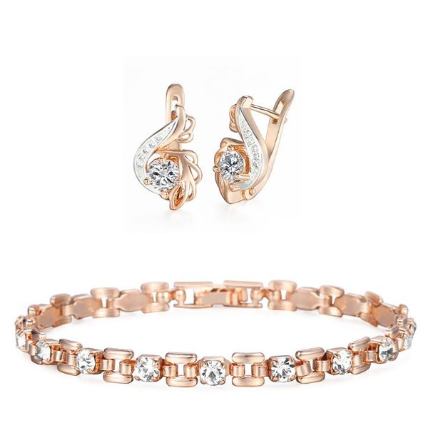 earrings & necklace female fashion jewelry white cubic zircon bracelet sets for women girls 585 rose gold wedding party gifts dgbgem03, Silver
earrings & necklace female fashion jewelry white cubic zircon bracelet sets for women girls 585 rose gold wedding party gifts dgbgem03, Silver
