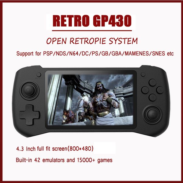 retro handheld game player gp430 raspberry pi cm3 hdmi out retropie video game consoles with 15000+ games for ps1/n64/nds/psp/dc
retro handheld game player gp430 raspberry pi cm3 hdmi out retropie video game consoles with 15000+ games for ps1/n64/nds/psp/dc