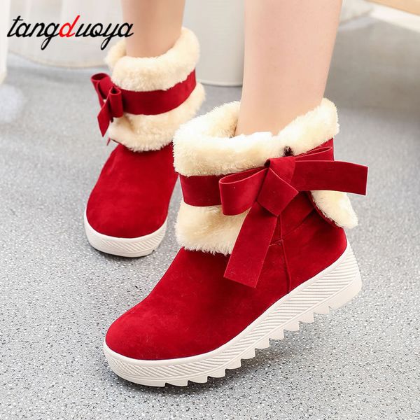 2020 women boots winter snow boots female warm lace flat with women shoes tide botas mujer bow, Black
2020 women boots winter snow boots female warm lace flat with women shoes tide botas mujer bow, Black
