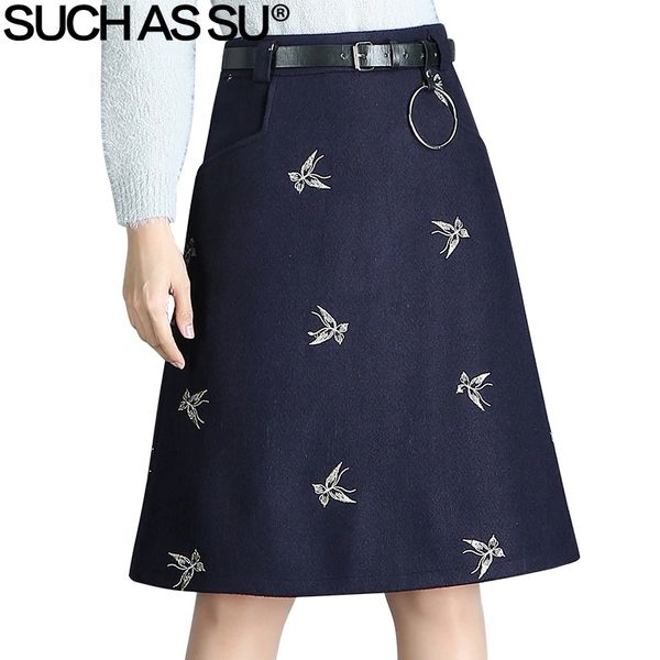 skirts such as su fashion 2021 autumn winter wool womens black dark blue butterfly embroidery s-3xl high waist a-line skirt
skirts such as su fashion 2021 autumn winter wool womens black dark blue butterfly embroidery s-3xl high waist a-line skirt