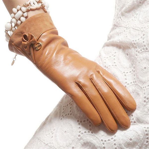 brand genuine leather gloves women sheepskin glove fashion trend wrist bow knot driving leather gloves el011pn-5, Blue;gray
brand genuine leather gloves women sheepskin glove fashion trend wrist bow knot driving leather gloves el011pn-5, Blue;gray