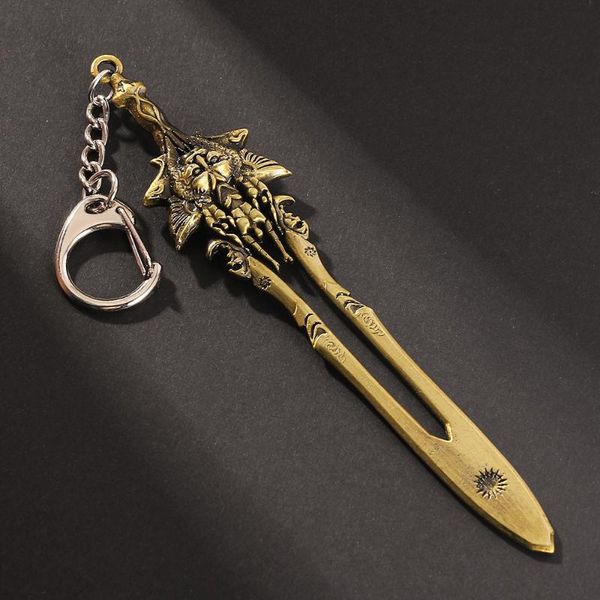 god of war sword keychian male punk vintage pendant keyring jewelry men and women car key chain accessories, Silver
god of war sword keychian male punk vintage pendant keyring jewelry men and women car key chain accessories, Silver