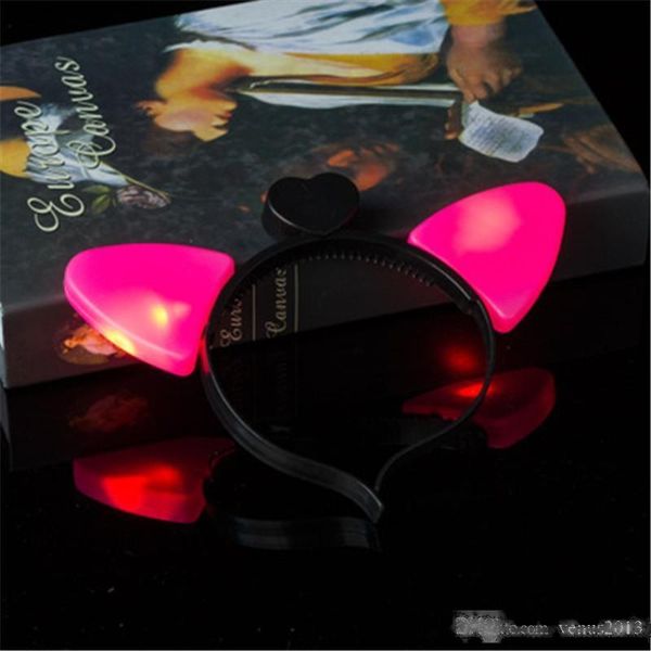 christmas led cat ears headband light up plastic head hoop glowing in the dark for party decoration sale
christmas led cat ears headband light up plastic head hoop glowing in the dark for party decoration sale