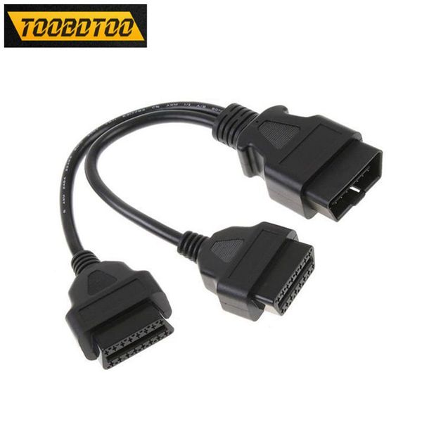 30cm splitter male to dual female 16pin cable connector adapter 1-2 obd diagnostic tools with a 16 pin socket
30cm splitter male to dual female 16pin cable connector adapter 1-2 obd diagnostic tools with a 16 pin socket