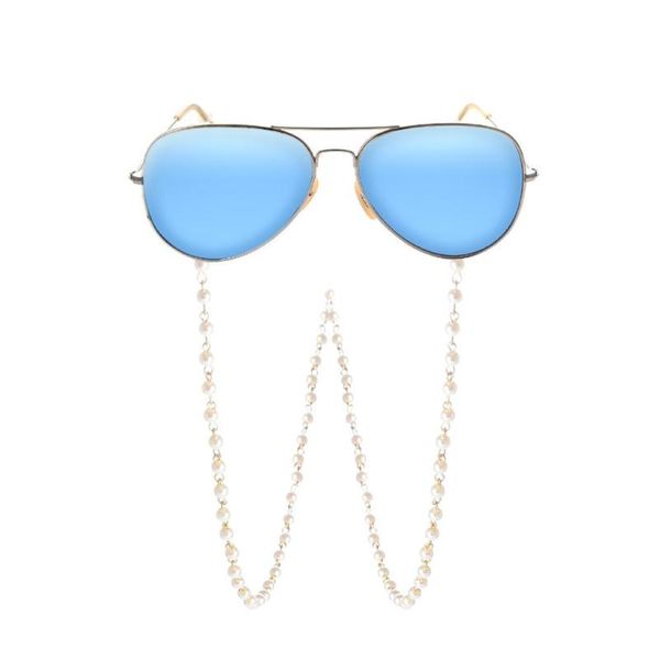 fashion white imitation pearl glasses chains beaded sunglass reading eyeglasses chain cord holder rope for men women couples, Silver
fashion white imitation pearl glasses chains beaded sunglass reading eyeglasses chain cord holder rope for men women couples, Silver