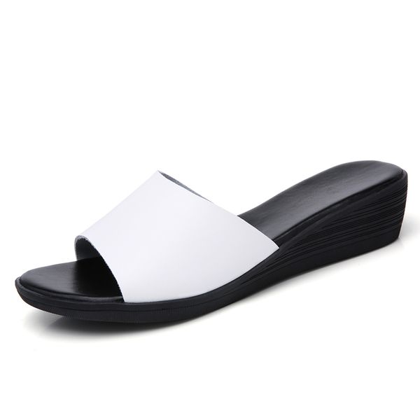 fashion women slippers summer shoes female flat indoor outside beach slides open toe ladies wedge slippers, Black
fashion women slippers summer shoes female flat indoor outside beach slides open toe ladies wedge slippers, Black