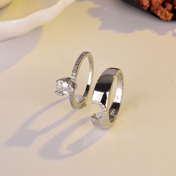 luxury 2pc oval geometry jewelry couple wedding engagement banquet birthday valentine's day gift ring, Slivery;golden
luxury 2pc oval geometry jewelry couple wedding engagement banquet birthday valentine's day gift ring, Slivery;golden