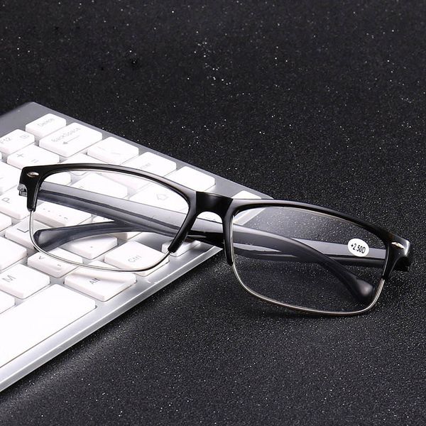 rectangular half rim reading glasses classic readers +1.0 +1.5 +2.0 +2.5 +3.0 +3.5 +4.0 plastic frame for men women, White;black
rectangular half rim reading glasses classic readers +1.0 +1.5 +2.0 +2.5 +3.0 +3.5 +4.0 plastic frame for men women, White;black