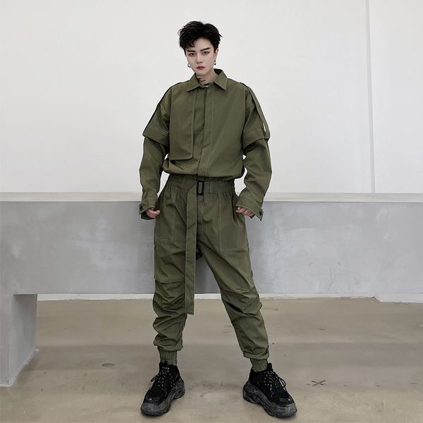 men's pants men streetwear casual long sleeve cargo pant jumpsuit male hip hop a piece loose overalls joggers sweatpants, Black
men's pants men streetwear casual long sleeve cargo pant jumpsuit male hip hop a piece loose overalls joggers sweatpants, Black