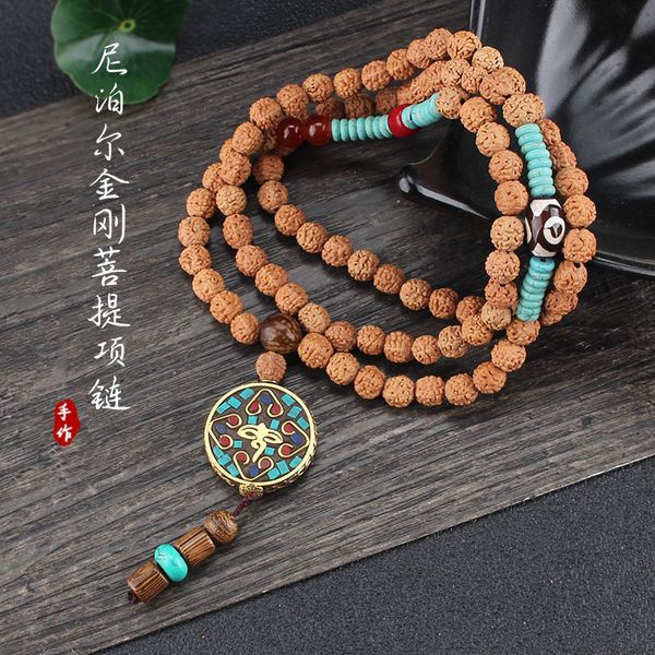 2020 authentic pure natural nepal small bodhi multi-circle buddhist beads bracelet national style men and women's sweater chain, Silver
2020 authentic pure natural nepal small bodhi multi-circle buddhist beads bracelet national style men and women's sweater chain, Silver