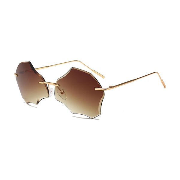 fashion retro women sunglasses rimless design irregular plastic material lenses 1613 uv400 protection eyewear, White;black
fashion retro women sunglasses rimless design irregular plastic material lenses 1613 uv400 protection eyewear, White;black