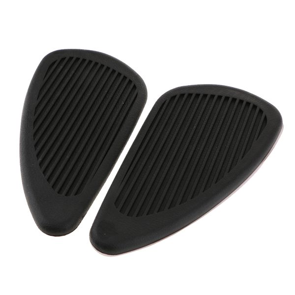 left & right fuel tank traction side pads non-slip gas fuel knee grip stickers cafe racer (brown,blak
left & right fuel tank traction side pads non-slip gas fuel knee grip stickers cafe racer (brown,blak