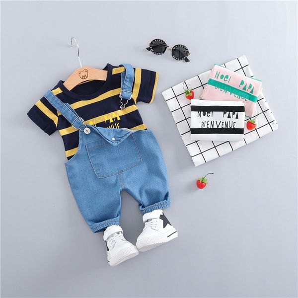 2020 new summer baby girls boys clothing toddler fashion infant clothes suits t shirt strap shorts 2pcs/sets children sportswear, White
2020 new summer baby girls boys clothing toddler fashion infant clothes suits t shirt strap shorts 2pcs/sets children sportswear, White
