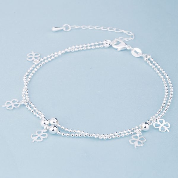 ankle bracelet for women clover of four leaves jewelry anklets simple fashion silver charm chains charm for women anklet foot, Red;blue
ankle bracelet for women clover of four leaves jewelry anklets simple fashion silver charm chains charm for women anklet foot, Red;blue