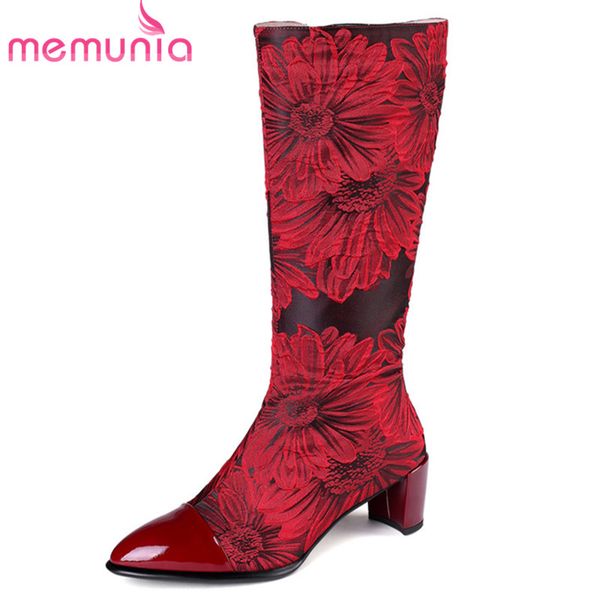 memunia 2020 knee high boots women print pointed toe autumn winter boots high heels party wedding shoes ladies, Black
memunia 2020 knee high boots women print pointed toe autumn winter boots high heels party wedding shoes ladies, Black
