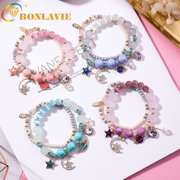 charm bracelets multi layers women girls stars moon cat eye crystal bracelet female simple japanese and korean cute jewelry, Golden;silver
charm bracelets multi layers women girls stars moon cat eye crystal bracelet female simple japanese and korean cute jewelry, Golden;silver