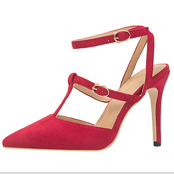 2020 thin heel concise women's sandals pointed fashion double buckle high heels 10cm shoes shallow dress party sandals for women, Black
2020 thin heel concise women's sandals pointed fashion double buckle high heels 10cm shoes shallow dress party sandals for women, Black