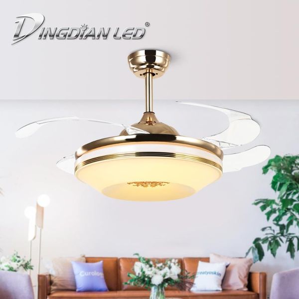 led ceiling fan lights lamps ac200-240v 40+42w white&warm white remote control hanging invisible fan blades led dining room deco
led ceiling fan lights lamps ac200-240v 40+42w white&warm white remote control hanging invisible fan blades led dining room deco