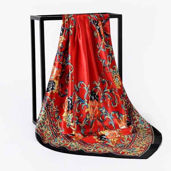 scarves 90*90cm fashion kerchief hair scarf for women floral printed silk satin bandana head scarfs square neck and shawls wraps, Blue;gray
scarves 90*90cm fashion kerchief hair scarf for women floral printed silk satin bandana head scarfs square neck and shawls wraps, Blue;gray
