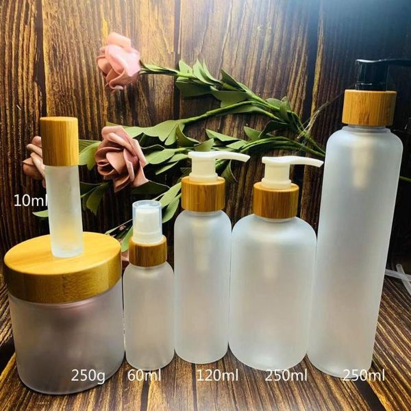 10pcs 2oz 120ml 8oz 250ml cosmetic bamboo shampoo bottle frosted plastic cream bottle lotion dispenser pump refillable bottles
10pcs 2oz 120ml 8oz 250ml cosmetic bamboo shampoo bottle frosted plastic cream bottle lotion dispenser pump refillable bottles