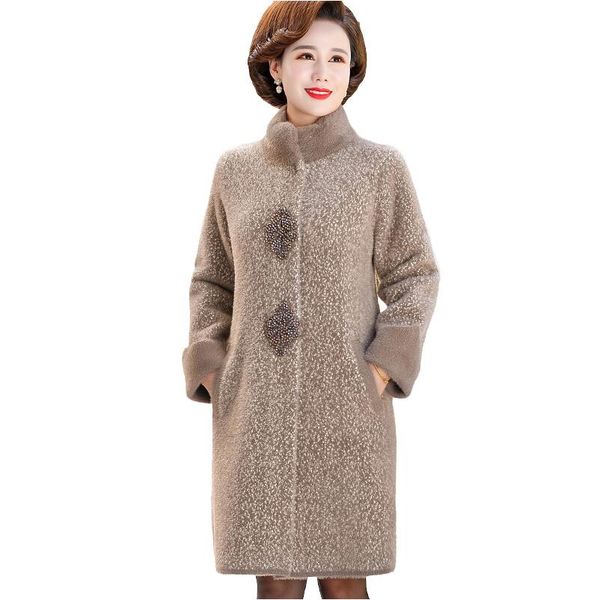 autumn and winter women's outerwear women warm coats loose long wool coat female fashion elegant overcoat, Black
autumn and winter women's outerwear women warm coats loose long wool coat female fashion elegant overcoat, Black