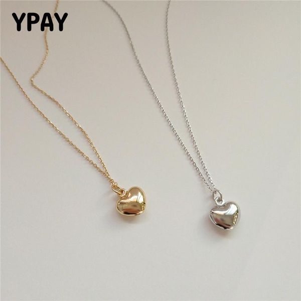 chains ypay genuine 925 sterling silver heart pendant necklaces for women korean trendy love chain necklace fine party jewelry ymn147
chains ypay genuine 925 sterling silver heart pendant necklaces for women korean trendy love chain necklace fine party jewelry ymn147
