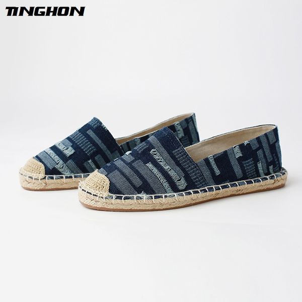 tinghon fashion ethnic casual espadrilles flat women spring printed color pink cowboy slip on fishermen rope shoes 35-43, Black
tinghon fashion ethnic casual espadrilles flat women spring printed color pink cowboy slip on fishermen rope shoes 35-43, Black