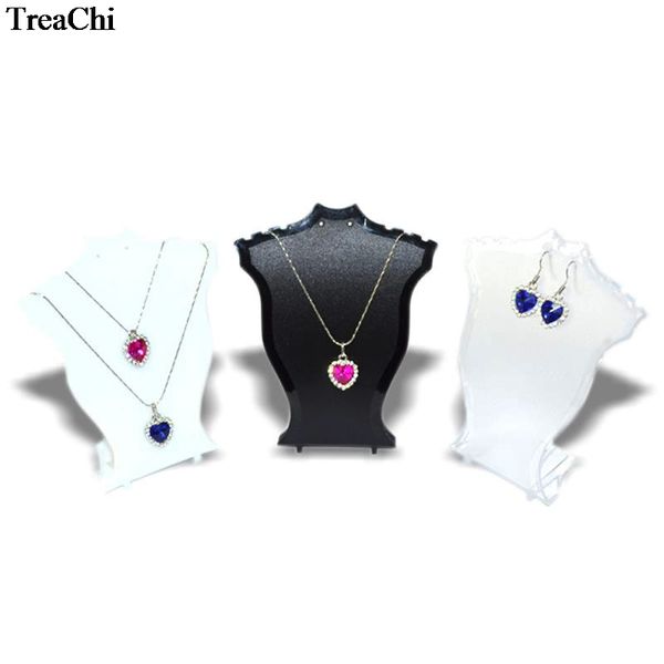 12cm mini size jewelry display rack plastic neck bust pendant necklace earring set holder stand rack black white clear, Pink;blue
12cm mini size jewelry display rack plastic neck bust pendant necklace earring set holder stand rack black white clear, Pink;blue