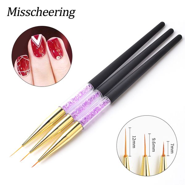 nail brushes 3pcs/set painting drawing brush pen rhinestones handle line stripes flower design art uv gel manicure tool, Yellow
nail brushes 3pcs/set painting drawing brush pen rhinestones handle line stripes flower design art uv gel manicure tool, Yellow