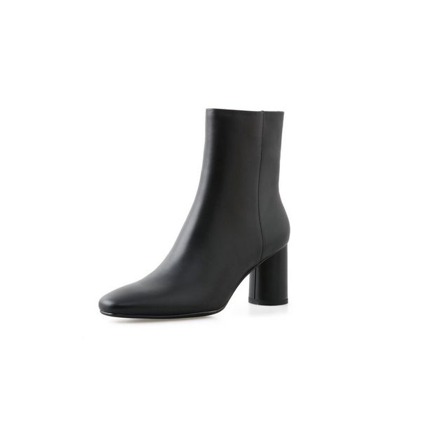 genuine leather zipper high heels shoes woman elegant square toe women's winter boots party wedding women's boots size 41 42 43, Black
genuine leather zipper high heels shoes woman elegant square toe women's winter boots party wedding women's boots size 41 42 43, Black