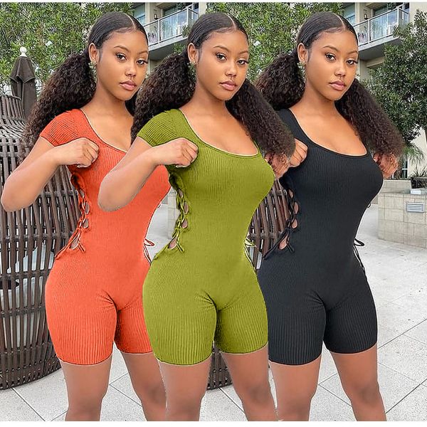 women's jumpsuits & rompers womens summer 3 colors solid short sleeve o neck exposed waist casual clothing, Black;white
women's jumpsuits & rompers womens summer 3 colors solid short sleeve o neck exposed waist casual clothing, Black;white