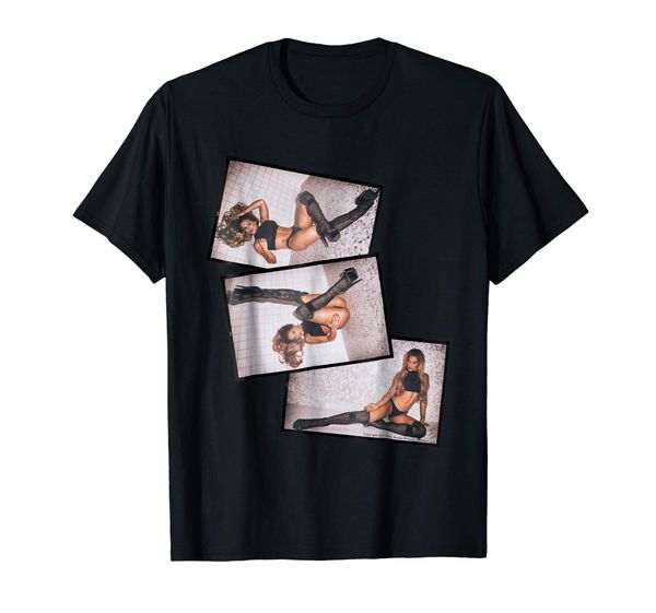 beautiful woman on t-shirt