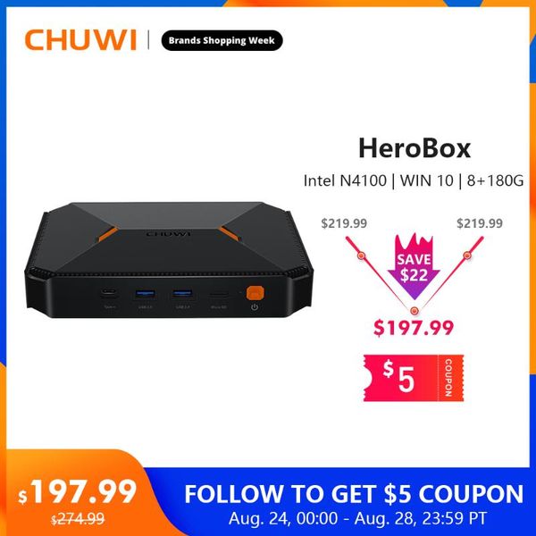 chuwi herobox new прибытия мини-пк intel gemini-лейк n4100 quad core lpddr4 8gb ssd 180g для windows 10 операционная система
chuwi herobox new прибытия мини-пк intel gemini-лейк n4100 quad core lpddr4 8gb ssd 180g для windows 10 операционная система