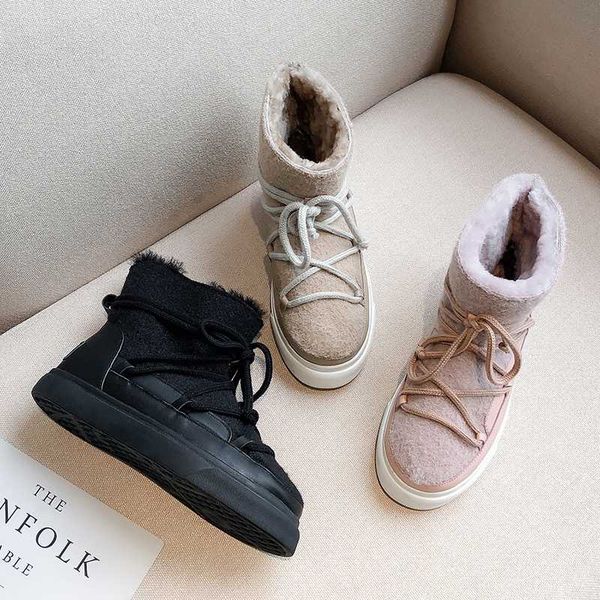 2020 new winter shoes women's snow boots keep warm cross-tied ankle boots women's shoes bottes femme, Black
2020 new winter shoes women's snow boots keep warm cross-tied ankle boots women's shoes bottes femme, Black