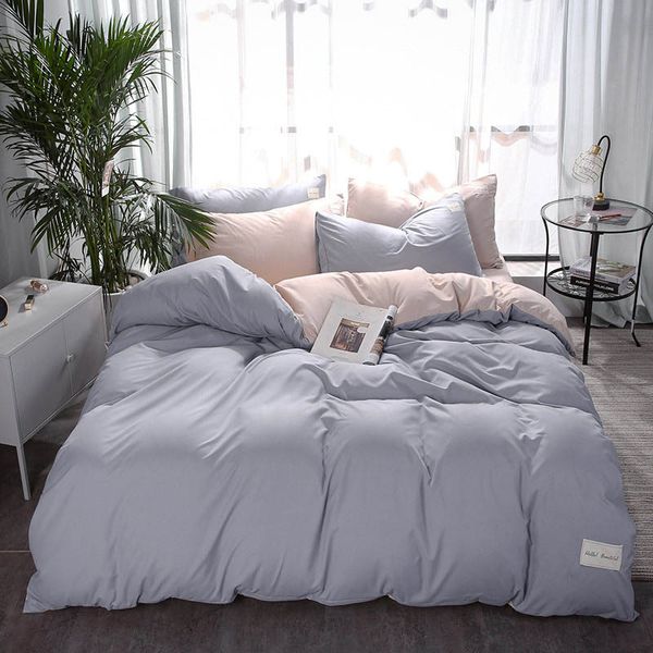 bedding sets 4pcs winter plain color white grey home set korean bed cover and pillowcases el bedclothes
bedding sets 4pcs winter plain color white grey home set korean bed cover and pillowcases el bedclothes