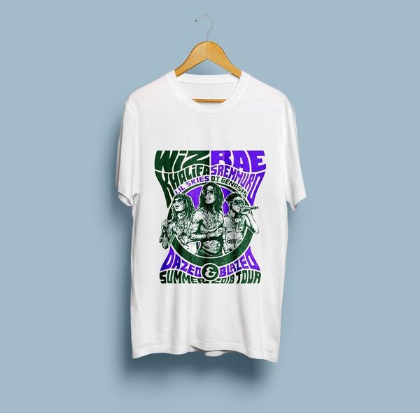 rare wiz rae khalifa sremmurd dazed blazed summer 2018 tour t-shirt new print t shirt men tee plus size harajuku
rare wiz rae khalifa sremmurd dazed blazed summer 2018 tour t-shirt new print t shirt men tee plus size harajuku