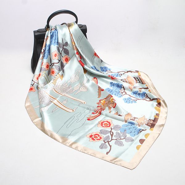 shawls square and wraps silk satin head scarf for women fashion print hijab scarfs female 90cm*90cm neck scarves ladies 2021, Blue;gray
shawls square and wraps silk satin head scarf for women fashion print hijab scarfs female 90cm*90cm neck scarves ladies 2021, Blue;gray