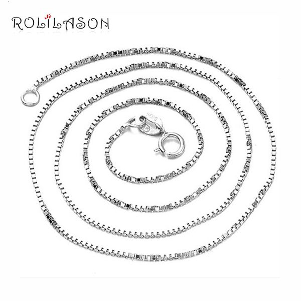 chains rolilason box chain necklace wholesale price pure 925 solid sterling silver 45 cm 2021 fine jewelry sn102
chains rolilason box chain necklace wholesale price pure 925 solid sterling silver 45 cm 2021 fine jewelry sn102