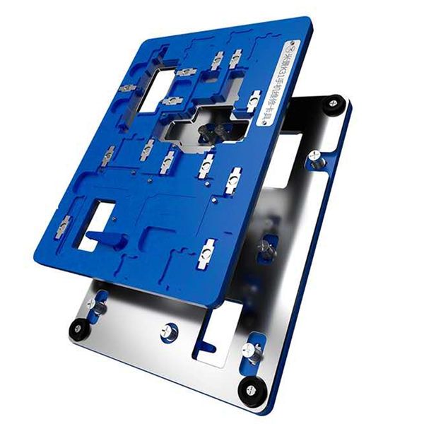 mj k31 universal mobile phone motherboard holder for ipx/xs/xsmax/11/11 pro max 6 in 1 logic board ic chip bga repair fixture
mj k31 universal mobile phone motherboard holder for ipx/xs/xsmax/11/11 pro max 6 in 1 logic board ic chip bga repair fixture